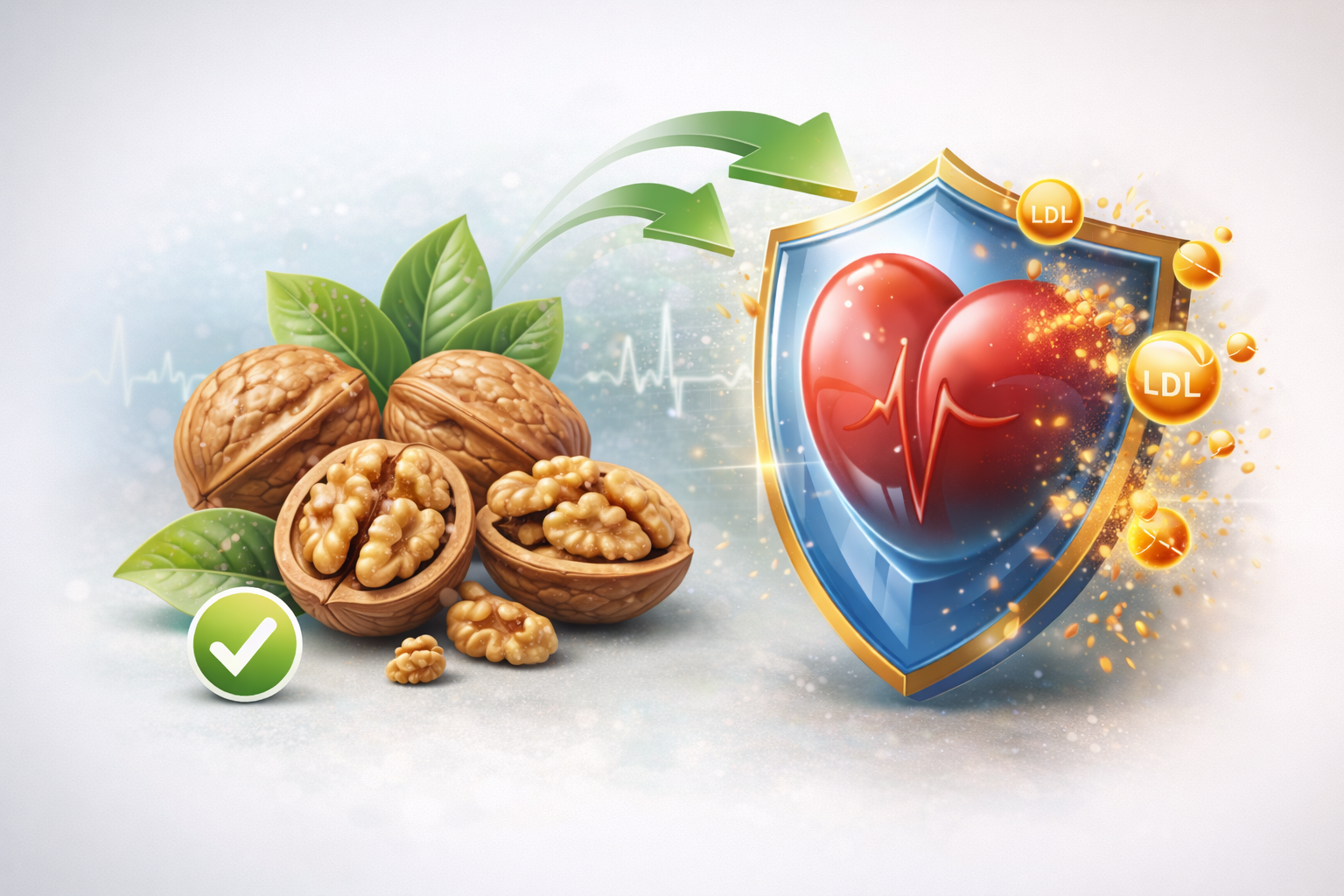 Walnuts as a natural defence to lower cholesterol