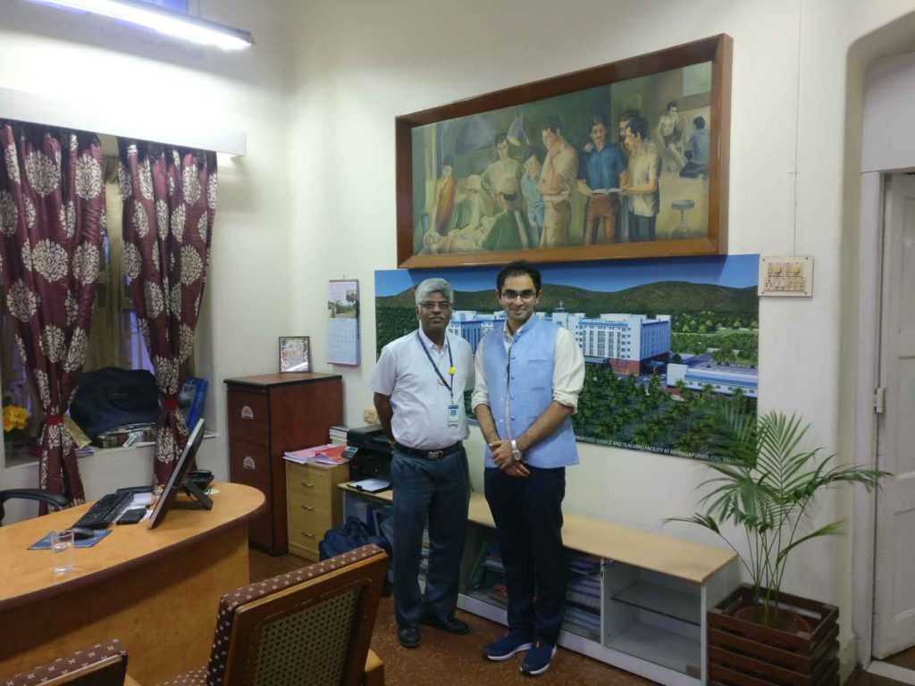 CMC Vellor Director with CEO, CHD Group, Dr. Edmond Fernandes