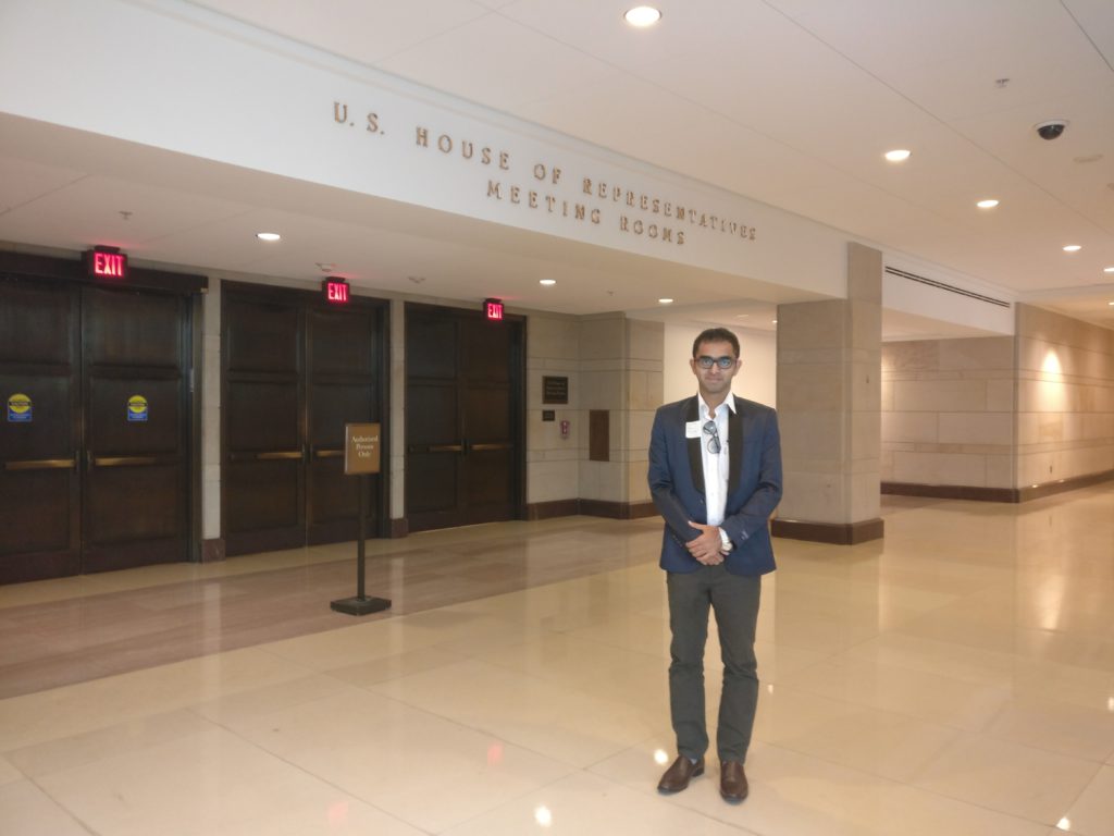 Edmond Fernandes at the US House of Representatives