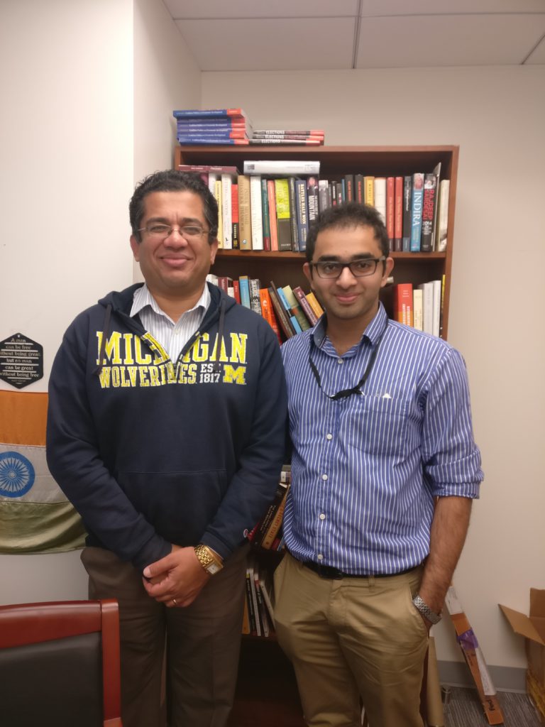 Atlantic Council Director Irfan Nooruddin with Dr Edmond Fernandes, Founder, CHD Group