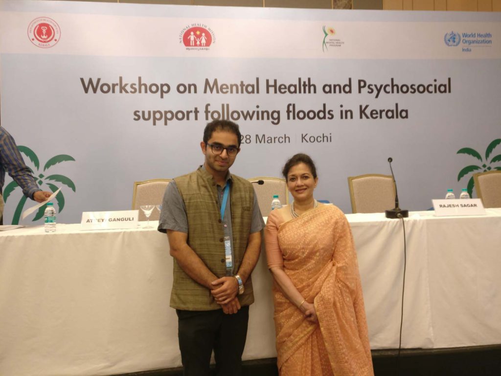 WHO SEARO Regional Adviser Dr. Nazneen Anwar with Dr. Edmond Fernandes, CEO, CHD Group