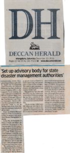 advisory for state disaster bodies