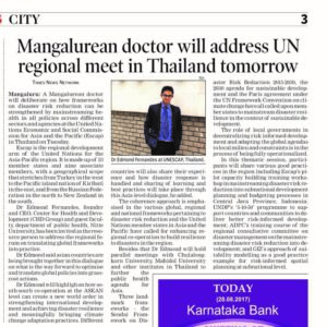 Mangalorean doctor will address UN regional meet in Thailand